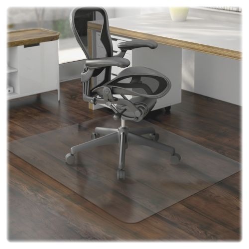 LLR69169 Chairmat, Hard Floor, Rect Lip, 1/16&#034; Thick, 46&#034;x60&#034;, Clear
