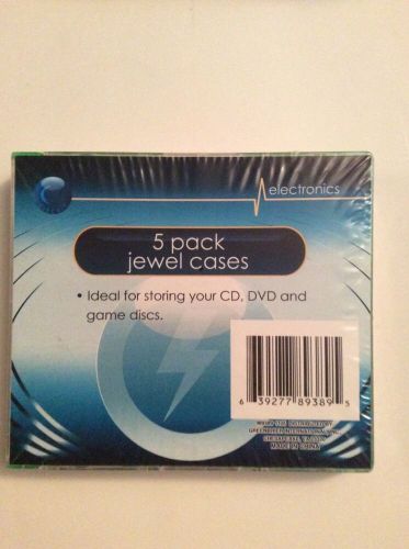 5 Pack Jewel Cases