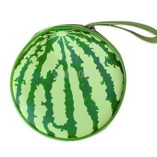 gi#b CD Holder Sheet DVD Case Storage Wallet Disc Organizer Watermelon Shape 24