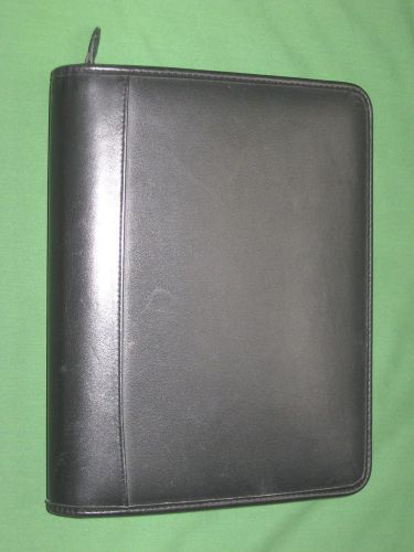 CLASSIC ~1.25&#034;~ GENUINE LEATHER Franklin Covey Planner BINDER Organizer 5704