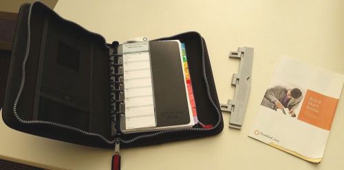 FRANKLIN COVEY Zip Planner / Organizer, Classic, Black SPORT + hole punch