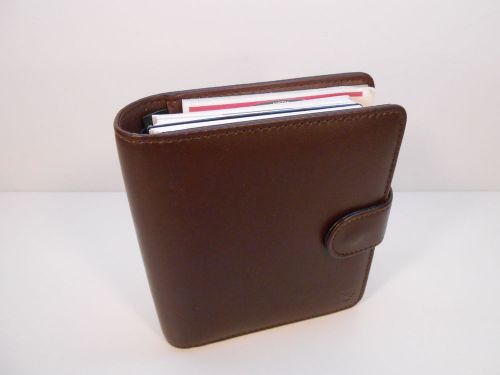 Vintage 1994 Mead Fat Little Day Planner in brown 6&#034; x 5.5&#034;
