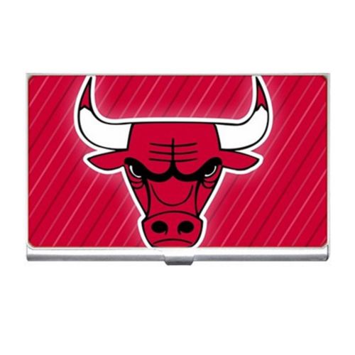 Chicago bulls custom business name credit id card holder free shipping for sale