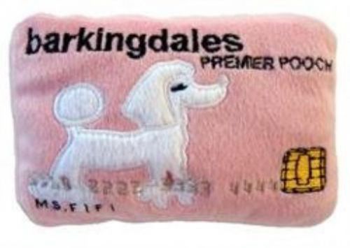 Credit Card Barkingdales Plush Toy