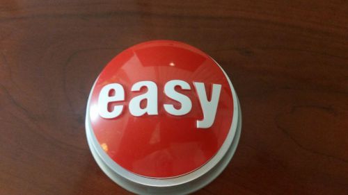 Staples EASY Button, aprox. 3.5 inch bottom, good condition, no batteries.