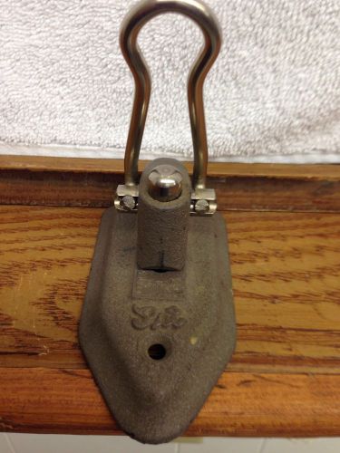 Vintage wilson jones co. cast iron one-hole single paper punch 116-8 for sale