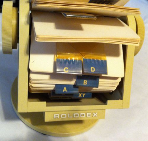 Rolodex Card File Rotating New Cards