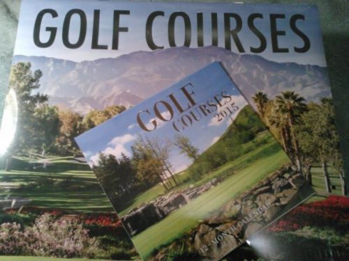 2New Golf Courses12 Month Calendar 2015 Office work home 11&#034;X 12&#034; &amp;Free6&#034;X6&#034;