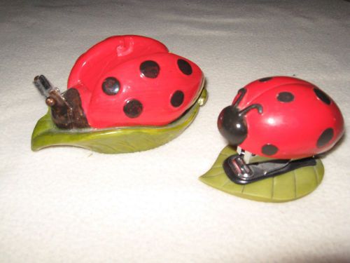 Ladybug Stapler and tape dispenser For Office Desk Computer