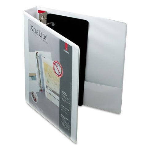 Xtralife clearvue non-stick locking slant-d ring binder, 1-1/2&#034;, white for sale