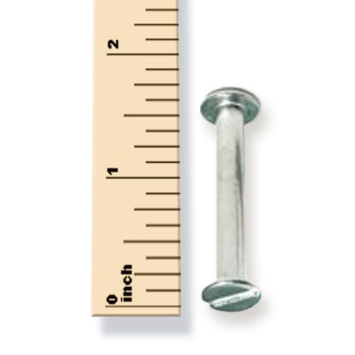 Charles leonard aluminum chicago screw posts, 1.5 inch length, pack of 50 for sale