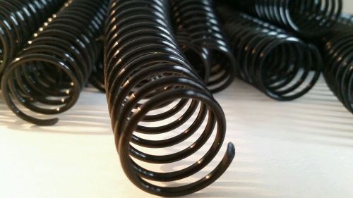 Binding Spine Black Plastic Lot of 42 1&#034;