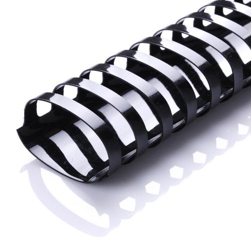 1-3/4&#034; 420 letter size sheets black plastic binding combs 50pc for sale