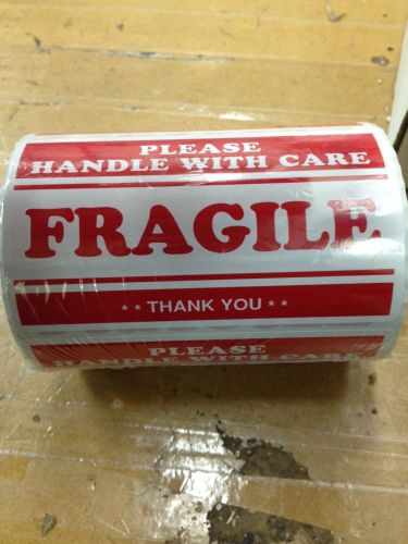 fragile stickers 3x5 500 Count Roll