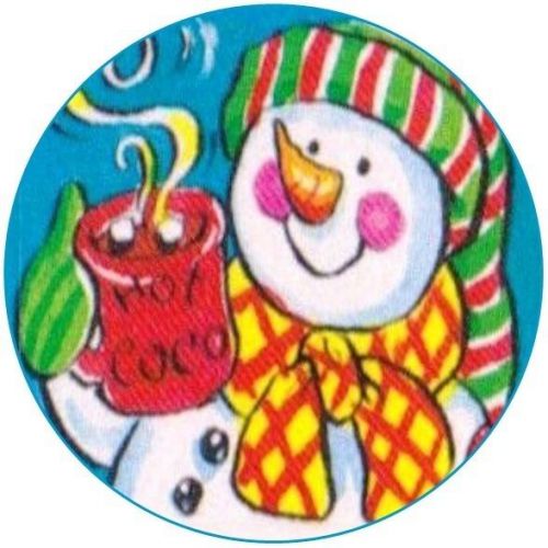 30 Personalized Christmas Snowman Return Address Labels Gift Favor Tags  (sn13)