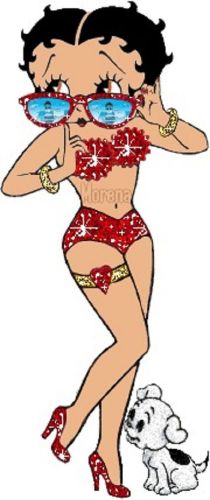 30 Personalized Betty Boop Return Address Labels Gift Favor Tags (mo72)