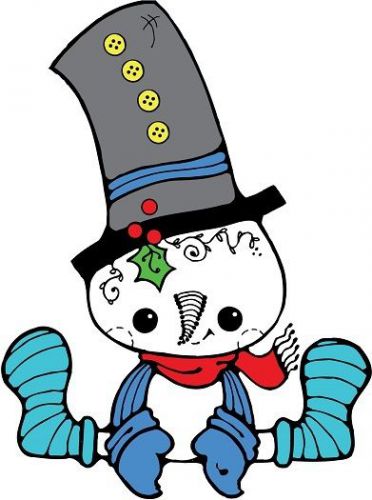 30 Custom Little Snowman Personalized Address Labels