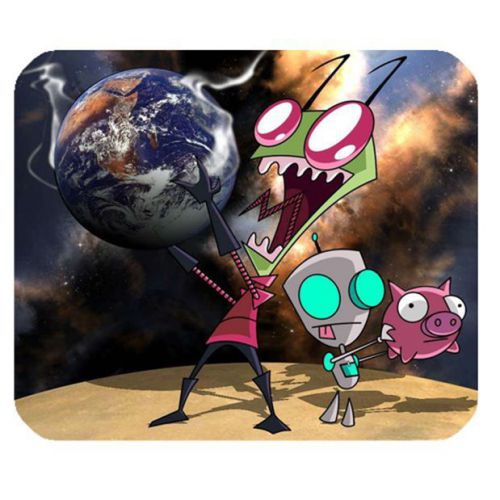 New Invander Zim Mouse Pad Backed With Rubber Anti Slip for Gaming