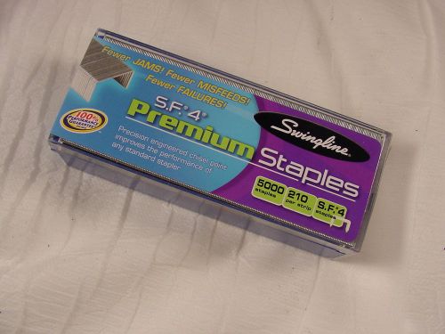 ACCO/Swingline SF4 Premium Staples - Sturdy Plastic Box of 5,000. Full case avai