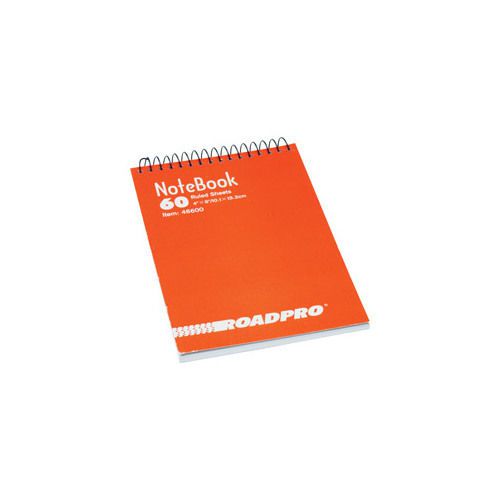 ROADPRO 46600 4 x 6 Spiral Notebook - 60 Pages