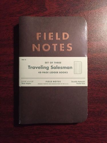 Field Notes Brand Traveling Salesman COLORS Edition Sealed Set of 3 Memo Books