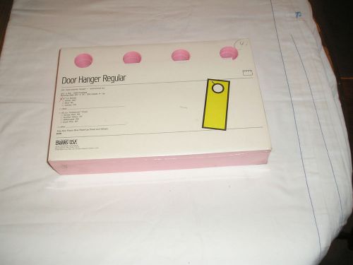Blanks/usa door hanger regular  dhr10b64 pink for sale