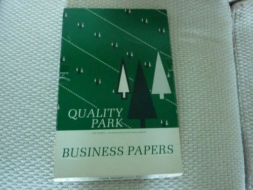 Quality Park Park Square Bond Erasable Black Legal Ruled 25% Cotton Fiber paper