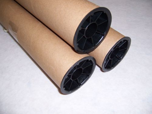 12 3&#034;x36&#034; brown 1/8&#034; thick shipping mailing tubes heavy duty plus end caps for sale