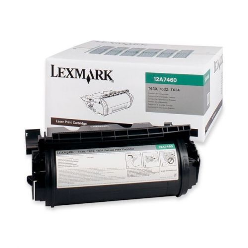 Lexmark - bpd supplies 12a7460 std yld return prog toner for sale