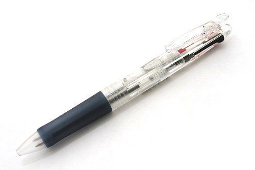 Zebra Clip-On G Series 2 Color Ballpoint Multi Pen 0.7 mm Clear Body