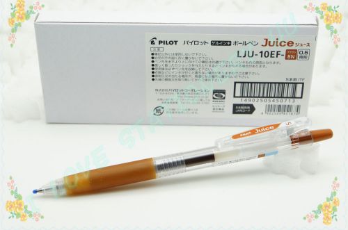 PILOT JUICE Fruit LJU-10EF color gel pen 0.5mm (5 PIECE PER BOX) BROWN