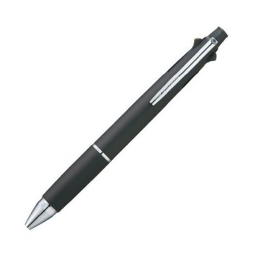 Uni-ball jetstream 4&amp;1 4color 0.7mm ballpoint multi pen 0.5mm pencil black body for sale