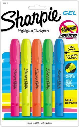 Sharpie gel highlighter - bullet marker point style - fluorescent (1803277) for sale