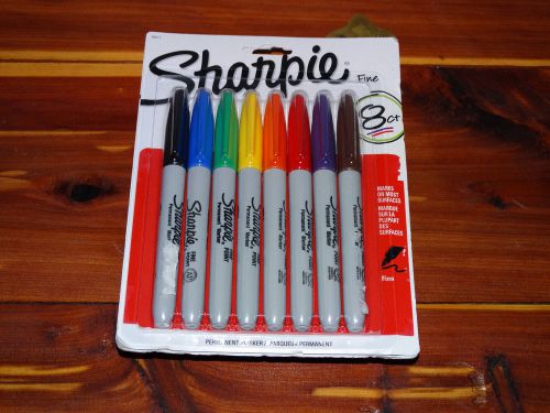 Sharpie Fine &amp; Sharpie Mini 16 Count Total 8 Each New Sealed Free Shipping FS!!!