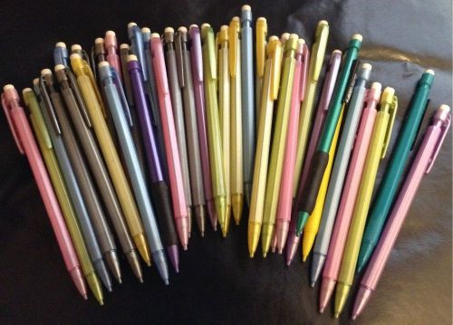 37 Wholesale Lot Mechanical Pencils, Pre-loaded with Lead 0.7 mm