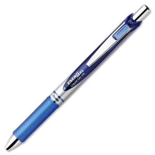 12   Energel BLUE  Retractable BL77 medium .7mm  Gel Pens