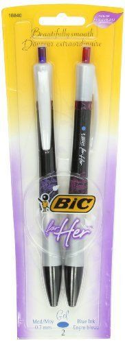 Bic for her gel pen - medium pen point type - 0.7 mm pen point size (rfhrp21be) for sale