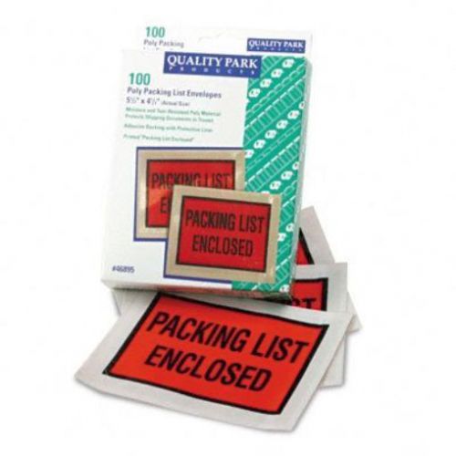 NEW Quality Park 46895 Full-print front self-adhesive packing list envelopes  br