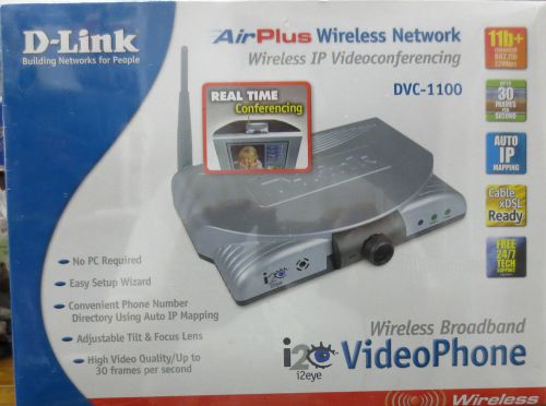 D-link dvc-1100 wireless broadband videophone - new in factory sealed packaging for sale