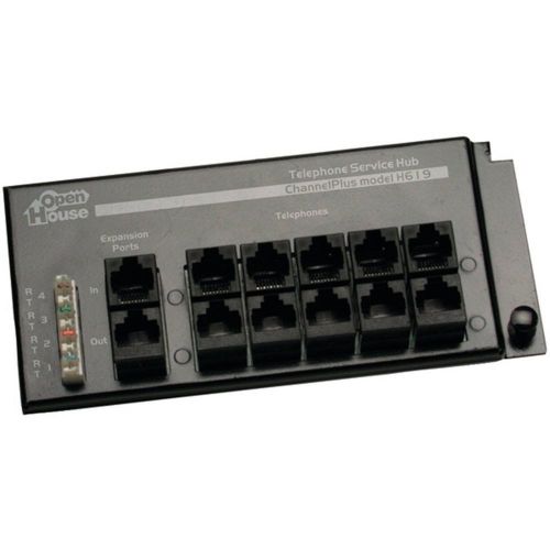 Open House H619 RJ-45 Telephone Interface Hub 4 Lines 12 Outputs