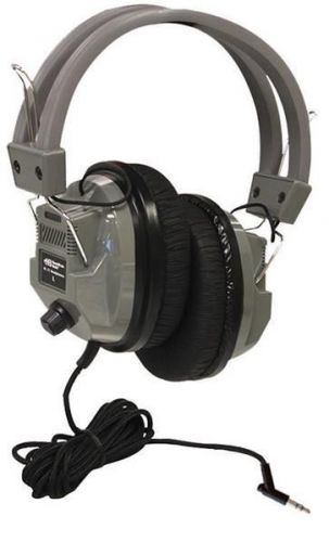 Hamilton sc-7v schoolmate deluxe stereo headphones with 3.5mm &amp; volume free ship for sale