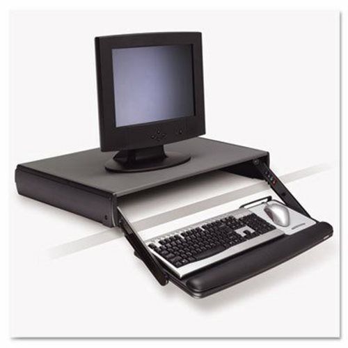 3m Adjustable Keyboard Drawer, 29-3/10 x 19-4/5, Charcoal Gray (MMMKD95CG)