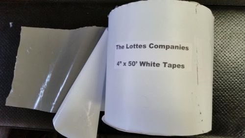 Rv white buytl roofing repair tape 4&#034; x 50&#039; white **priority shipping!** for sale