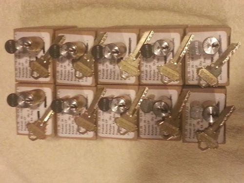 Schlage primus cylinders, full size interchangeable core, with 10 primus keys for sale