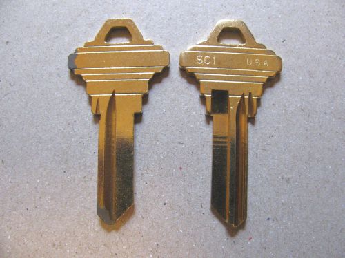 Key blanks fit schlage/taylor line sc1-br 10 keys for sale