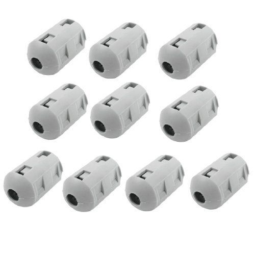 Amico 10 pcs movable 5mm inner diameter gray ferrite core ring cable clip uf50 for sale