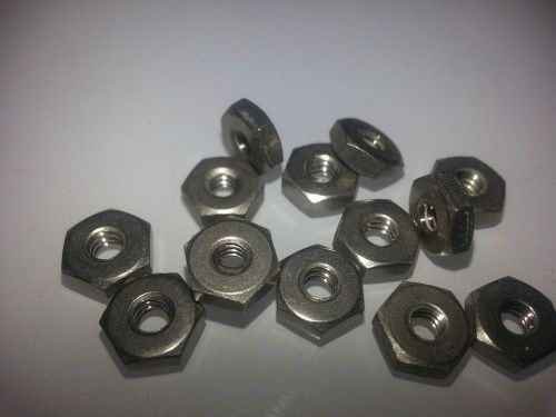 Stainless steel hex machine screw nut small pattern #6-32, qty 1,800 for sale