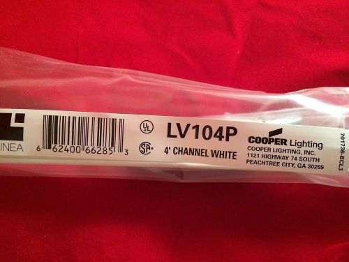 Halo LV104P  Surface Channel, 48&#034;, White, Track Light Component, Cooper, Linea