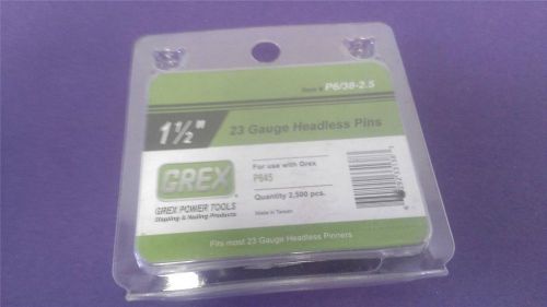 Grex  Headless 23 Gauge Pins ~ 1 1/2 Inch Long (B3)