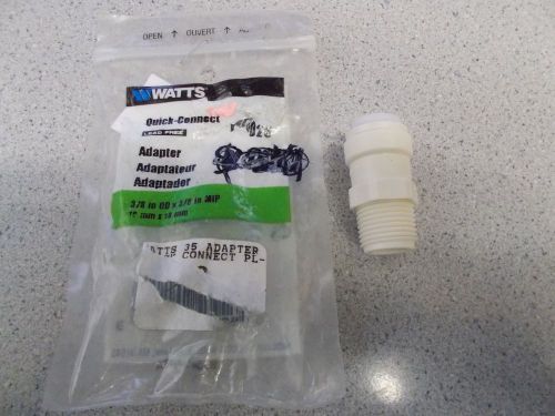 Watts quick-connect adapter pl-3026 white 3/8&#034; x 3/8&#034; male for sale
